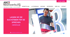 Desktop Screenshot of neonwerbung.de