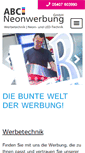 Mobile Screenshot of neonwerbung.de